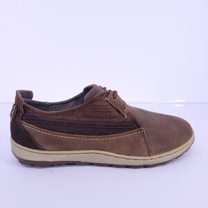 Merrell Brown Sugar Women’s Size 6 Leather LaceUp Sneakers J42516 Casual Comfort